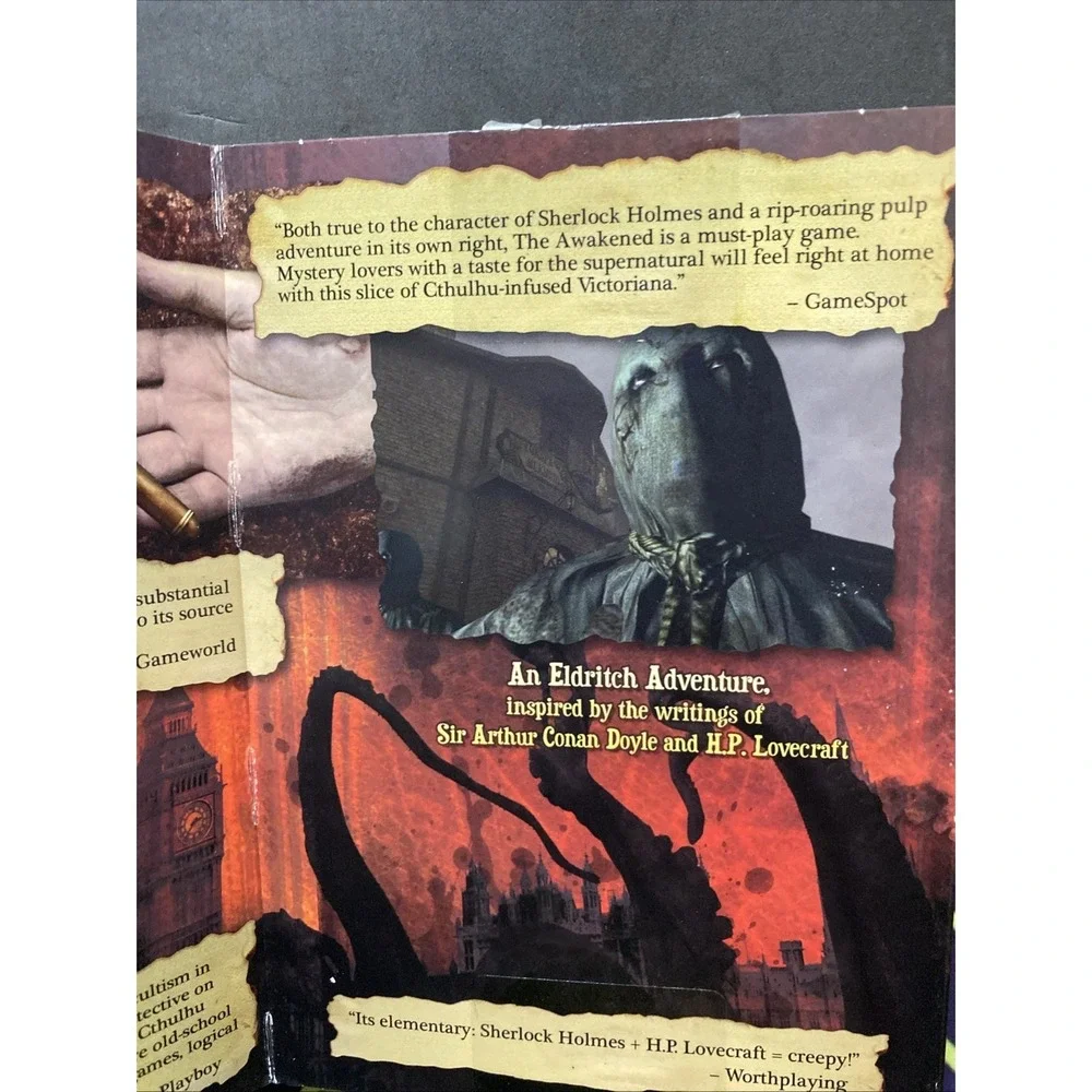 Sherlock Holmes: The Awakened PC Game W/Manual